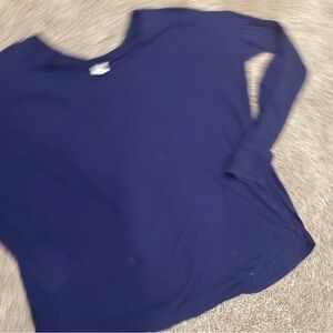 PINK Victoria's Secret Royal Purple Long Sleeve Tee